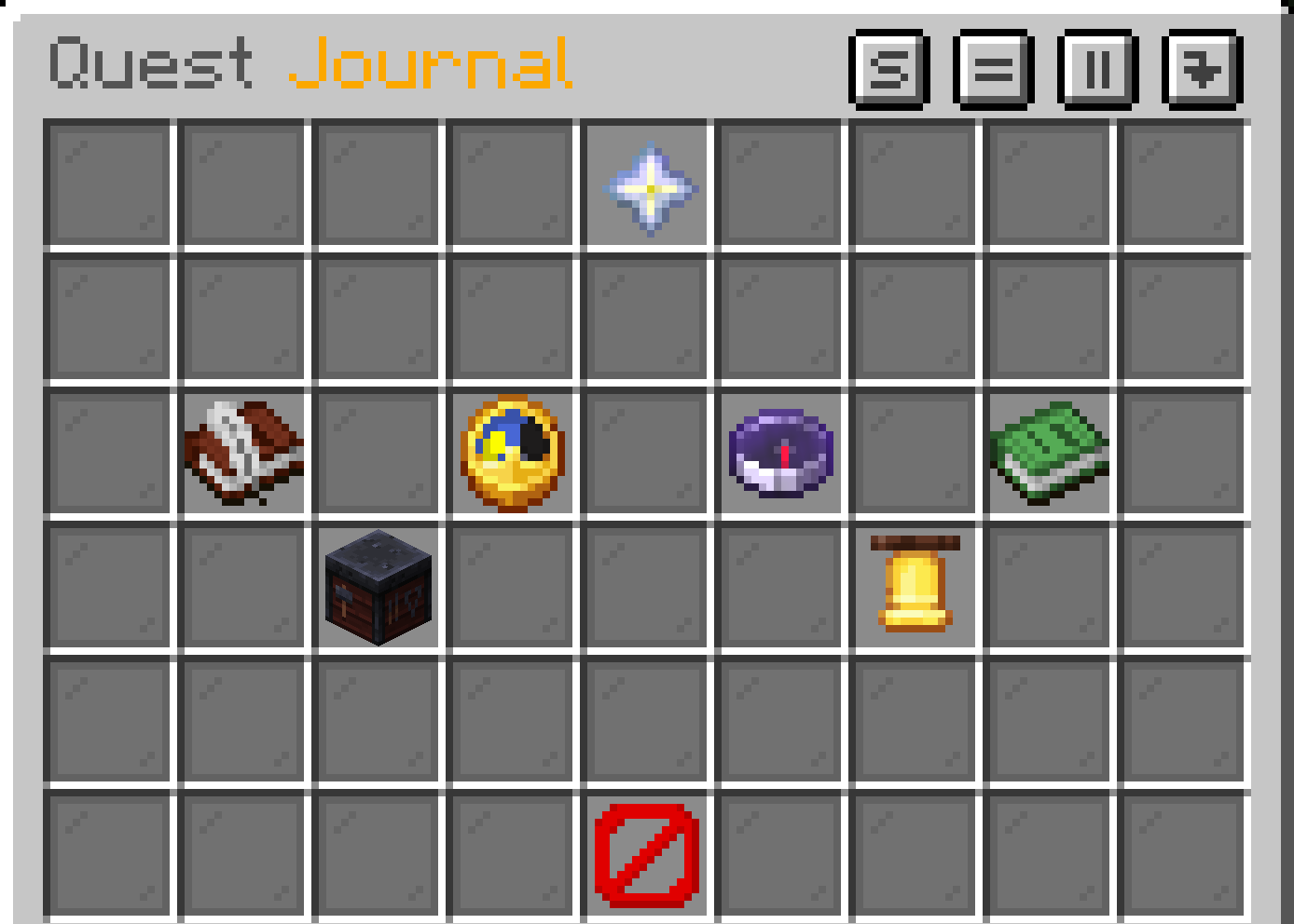 Quest Journal - Main Page